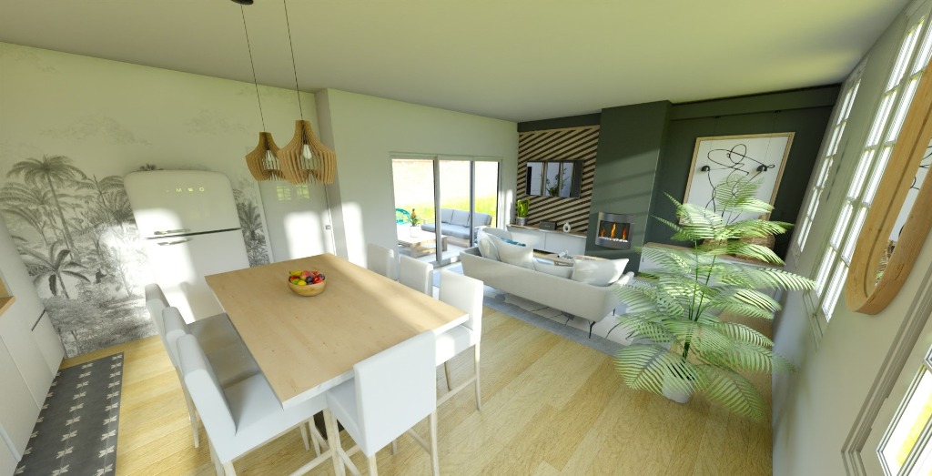 Emmerin large 1930 semi individuelle jardin 2 garages Photo 5 - Brique Rouge Immobilier