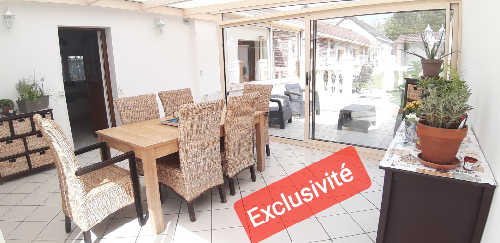 Exclu  loos 3mn chr tres beau plain pied jardin garage Photo 1 - Brique Rouge Immobilier