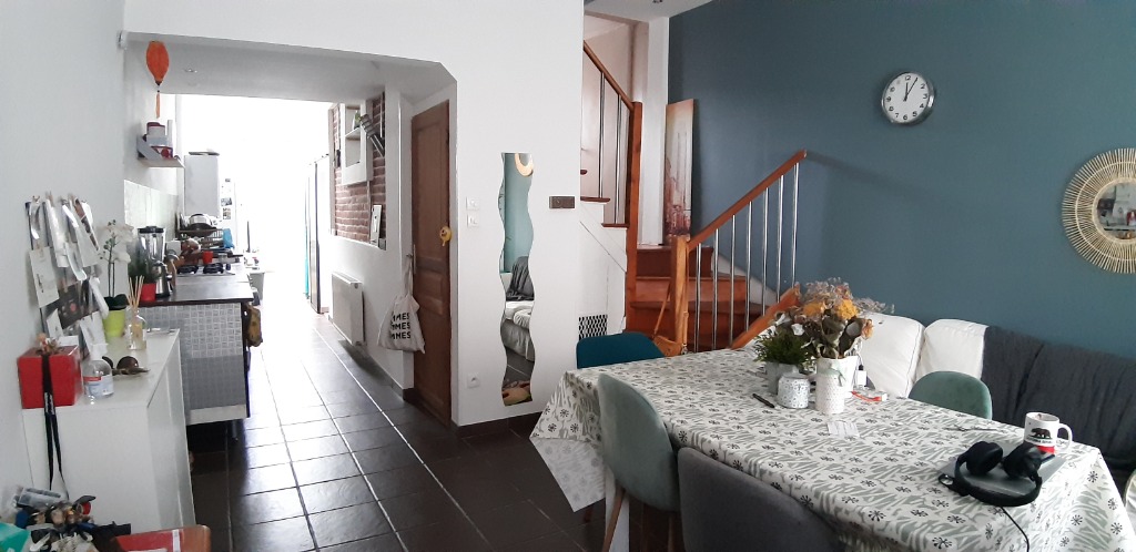 Lillea 5 mn chr  pied et metro  1930 2ches bureau jardin Photo 3 - Brique Rouge Immobilier