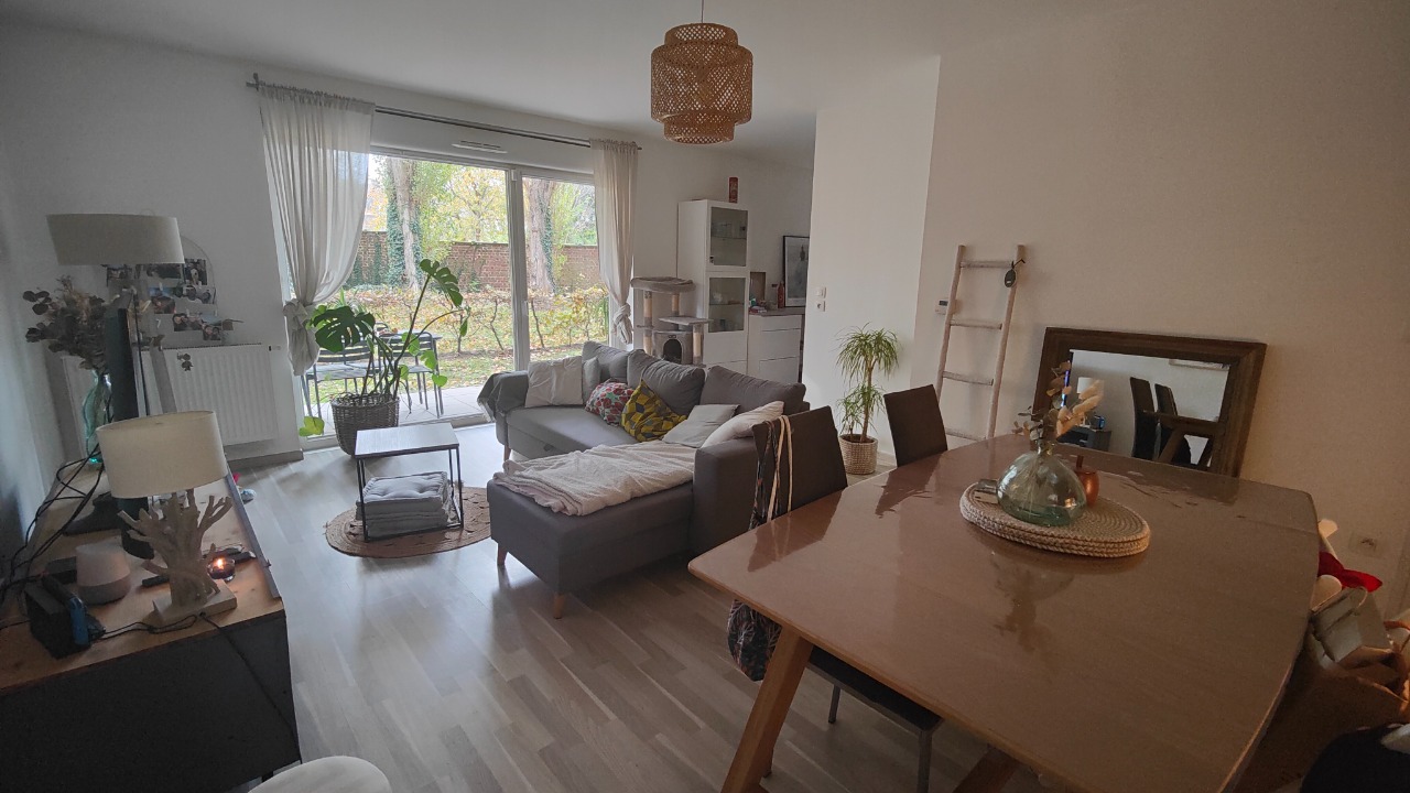 Superbe rez de jardin t3 parkings sol  haubourdin Photo 5 - Brique Rouge Immobilier