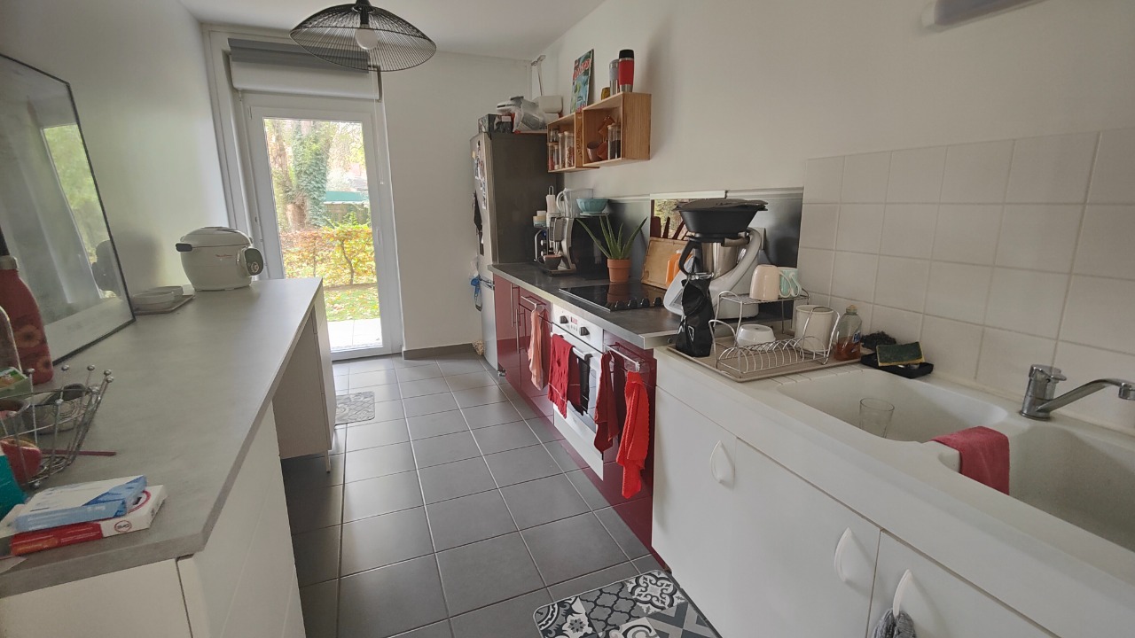 Superbe rez de jardin t3 parkings sol  haubourdin Photo 6 - Brique Rouge Immobilier