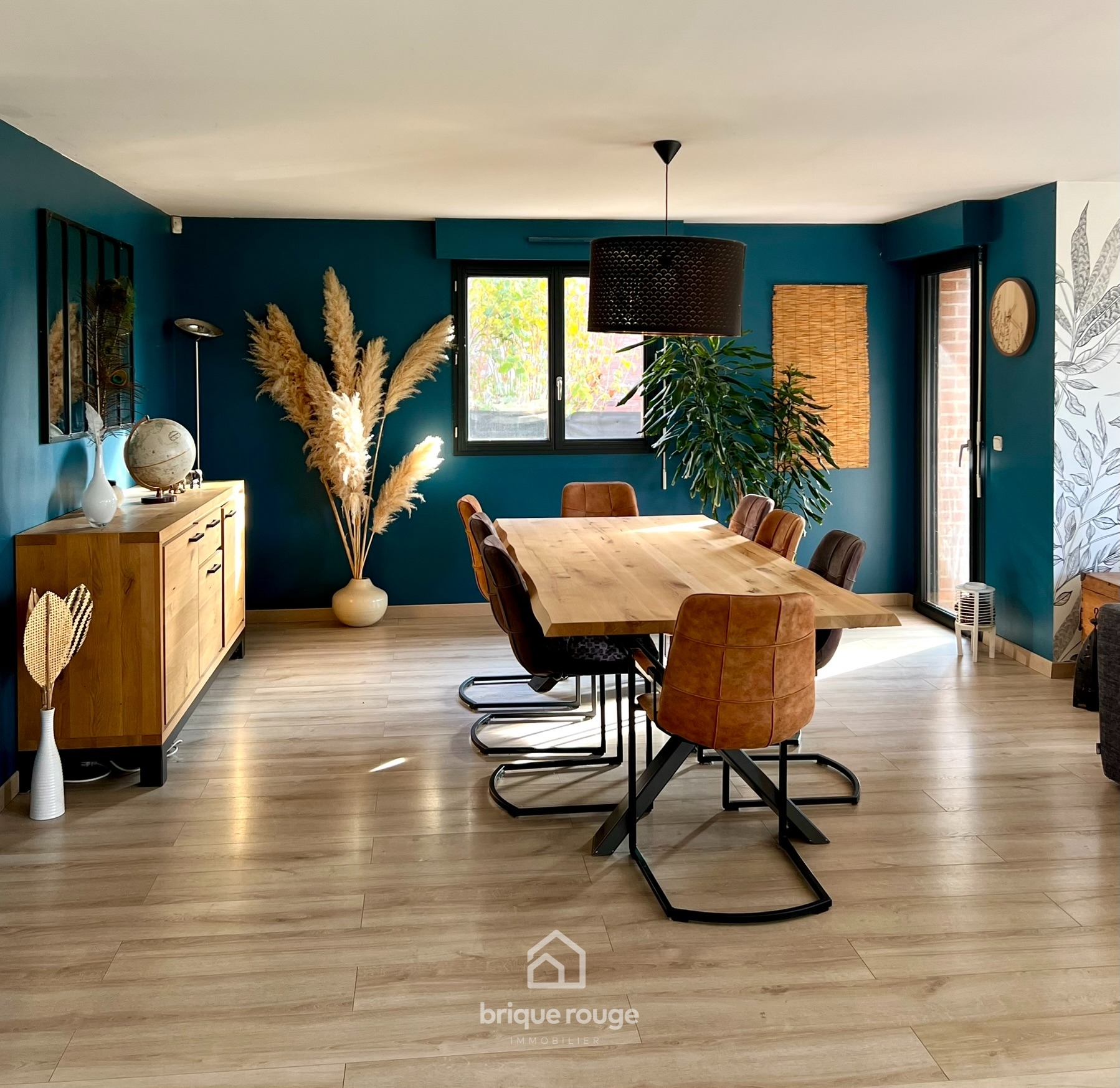 Maison semi plain pied 4 chambres jardin garage carport Photo 3 - Brique Rouge Immobilier