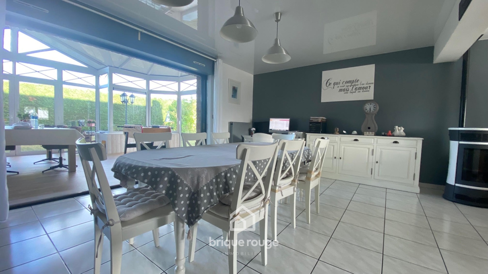 Maison individuelle 4 chambres garage double cave Photo 1 - Brique Rouge Immobilier