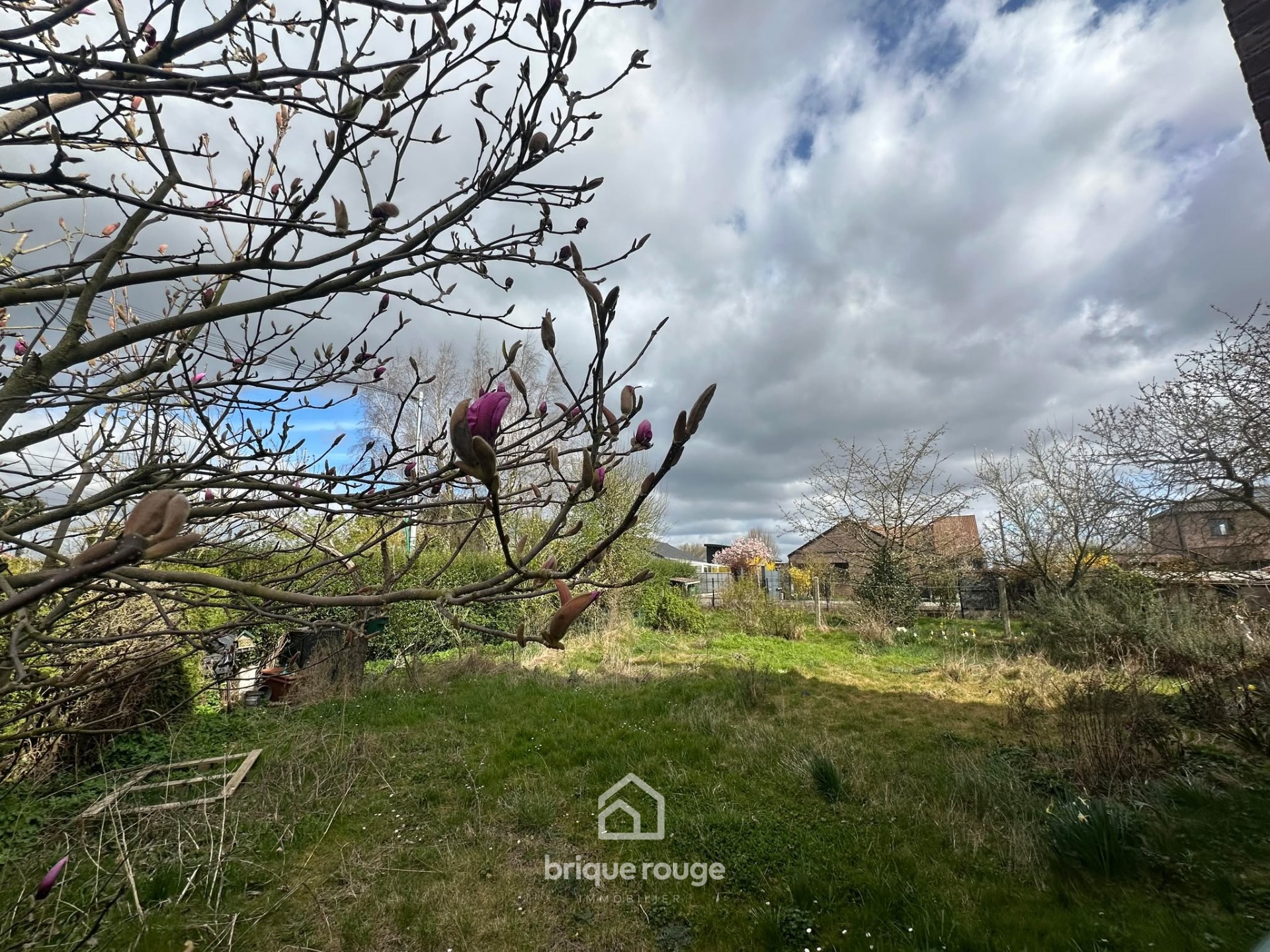 Terrain constructible 444 m secteur calme Photo 1 - Brique Rouge Immobilier