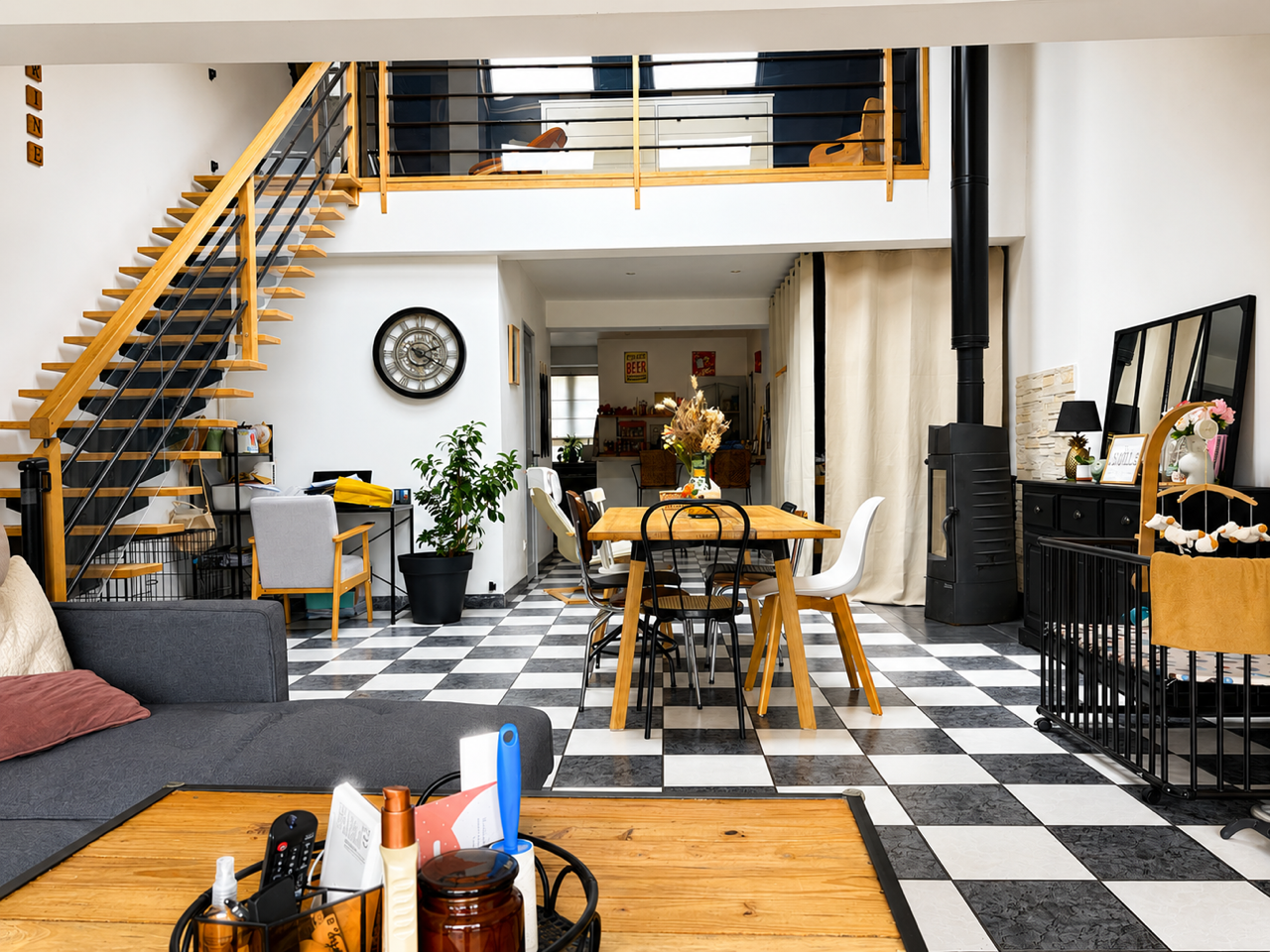 Maison 2 chambres bureaux jardin lumineuse Photo 1 - Brique Rouge Immobilier