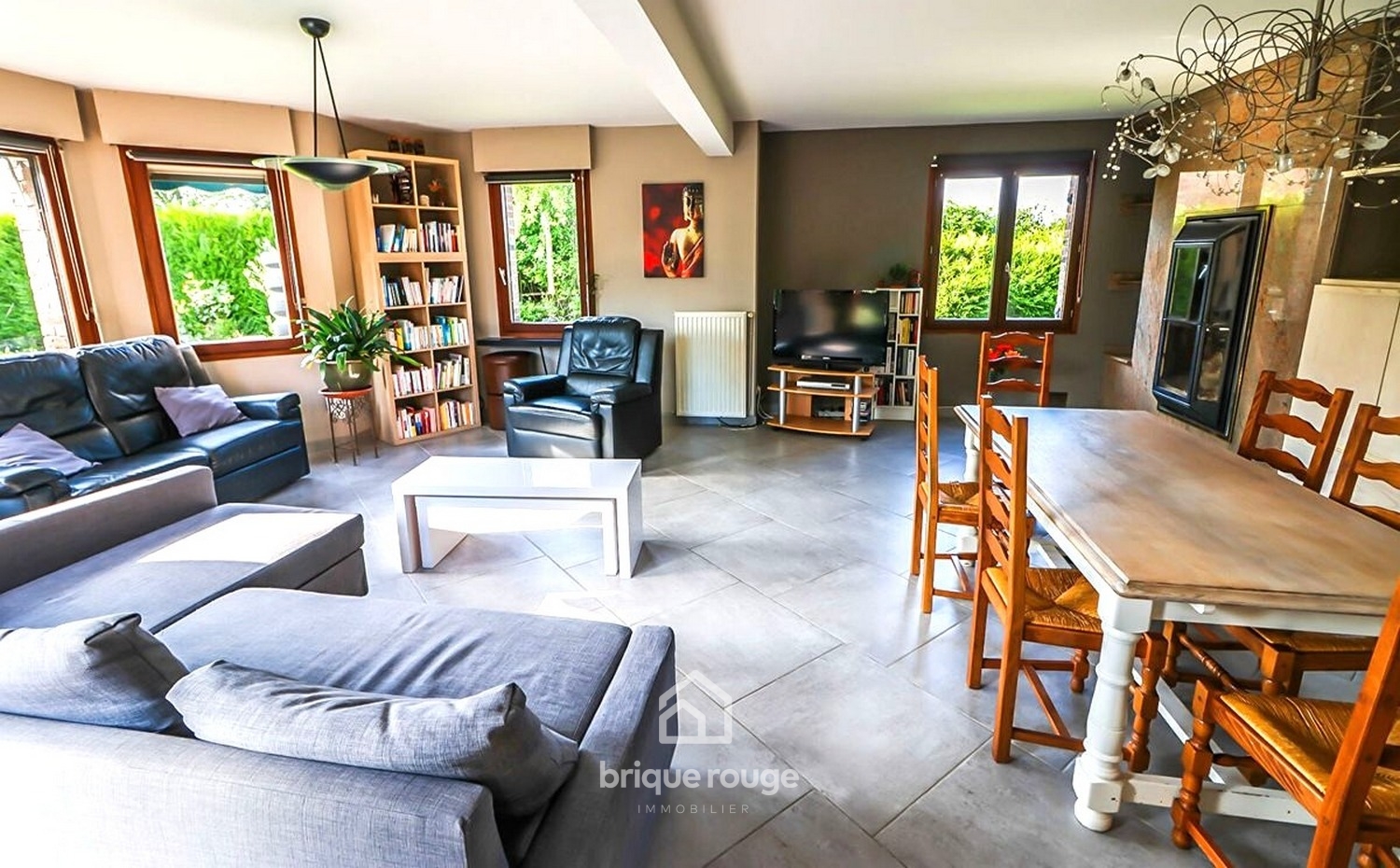 Pavillon individuel semi plain pied dans les weppes Photo 3 - Brique Rouge Immobilier