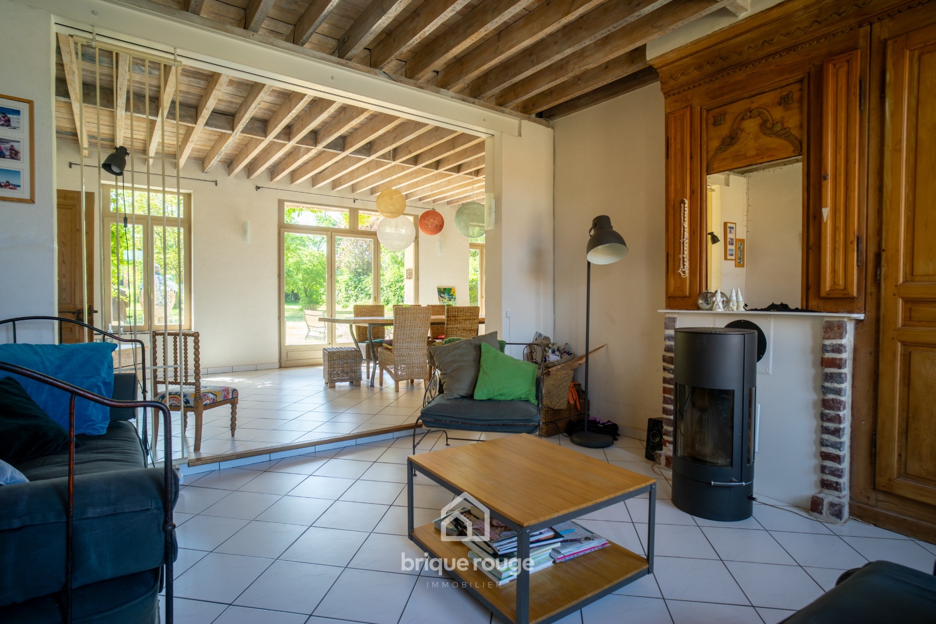 Ferme au carre 4 chambres   logement independant 3 chambres Photo 5 - Brique Rouge Immobilier