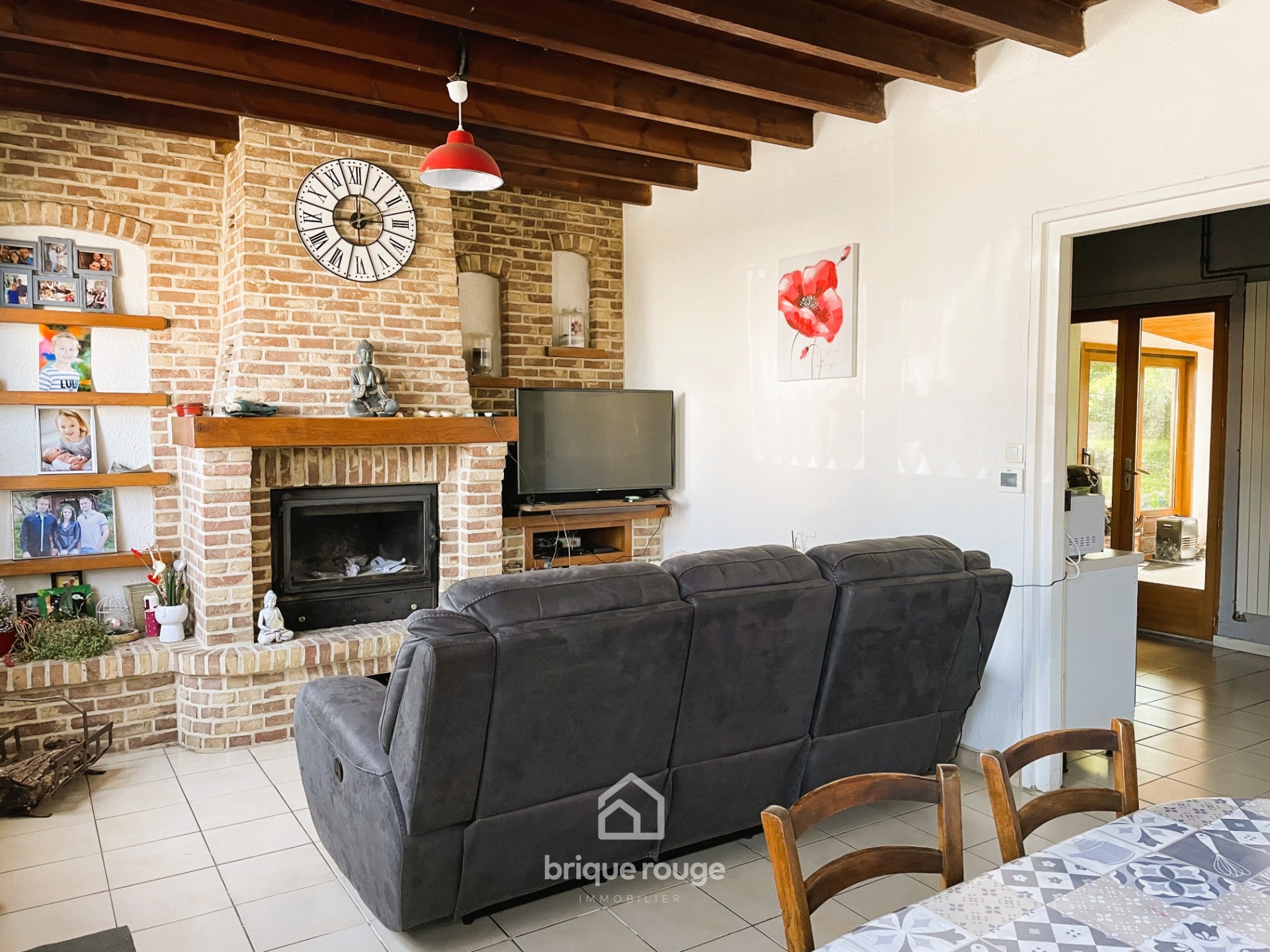 Flamande individuelle sur merville 4 chambres  jardin garage Photo 3 - Brique Rouge Immobilier