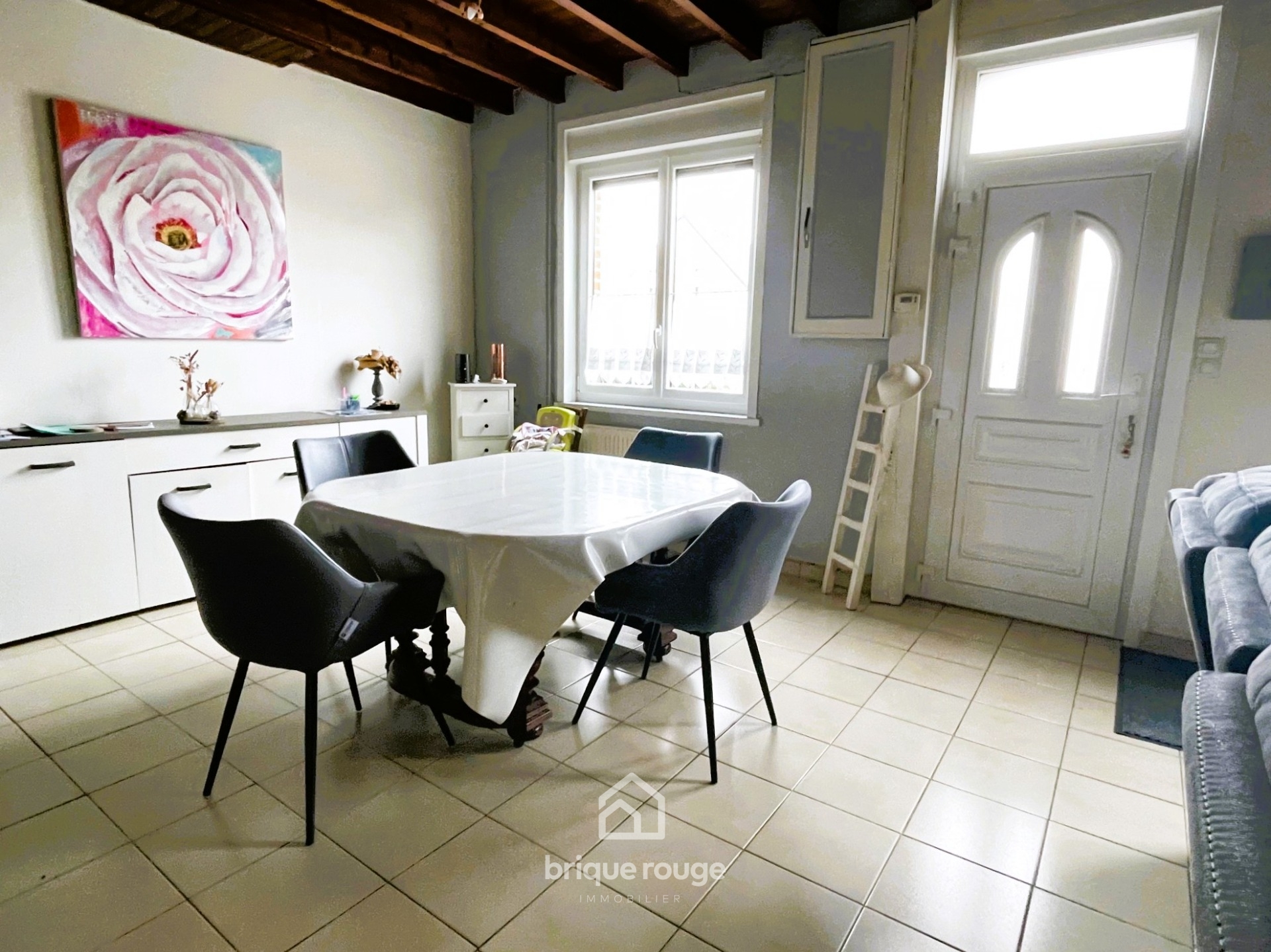 Flamande individuelle sur merville 4 chambres  jardin garage Photo 5 - Brique Rouge Immobilier