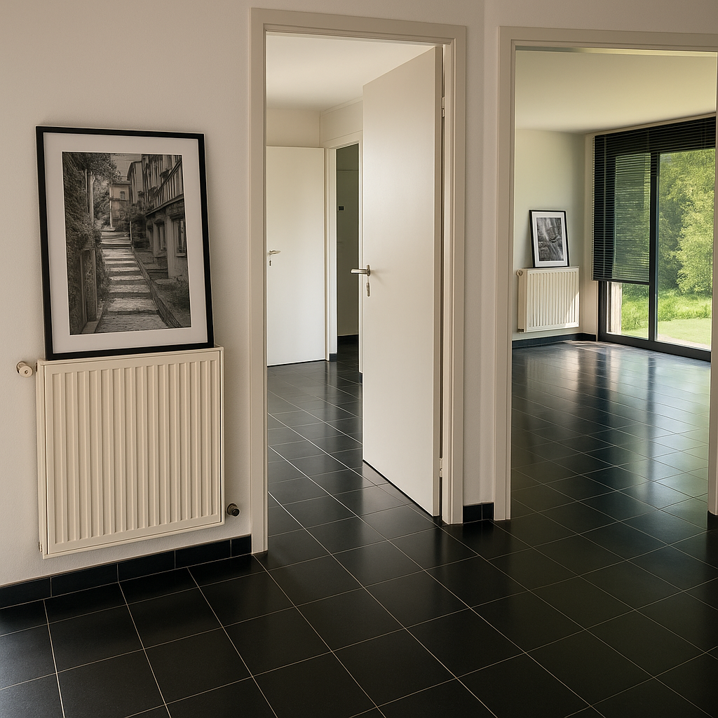 Semi plain pied 107 m 2 salle de bain jardin garage Photo 5 - Brique Rouge Immobilier