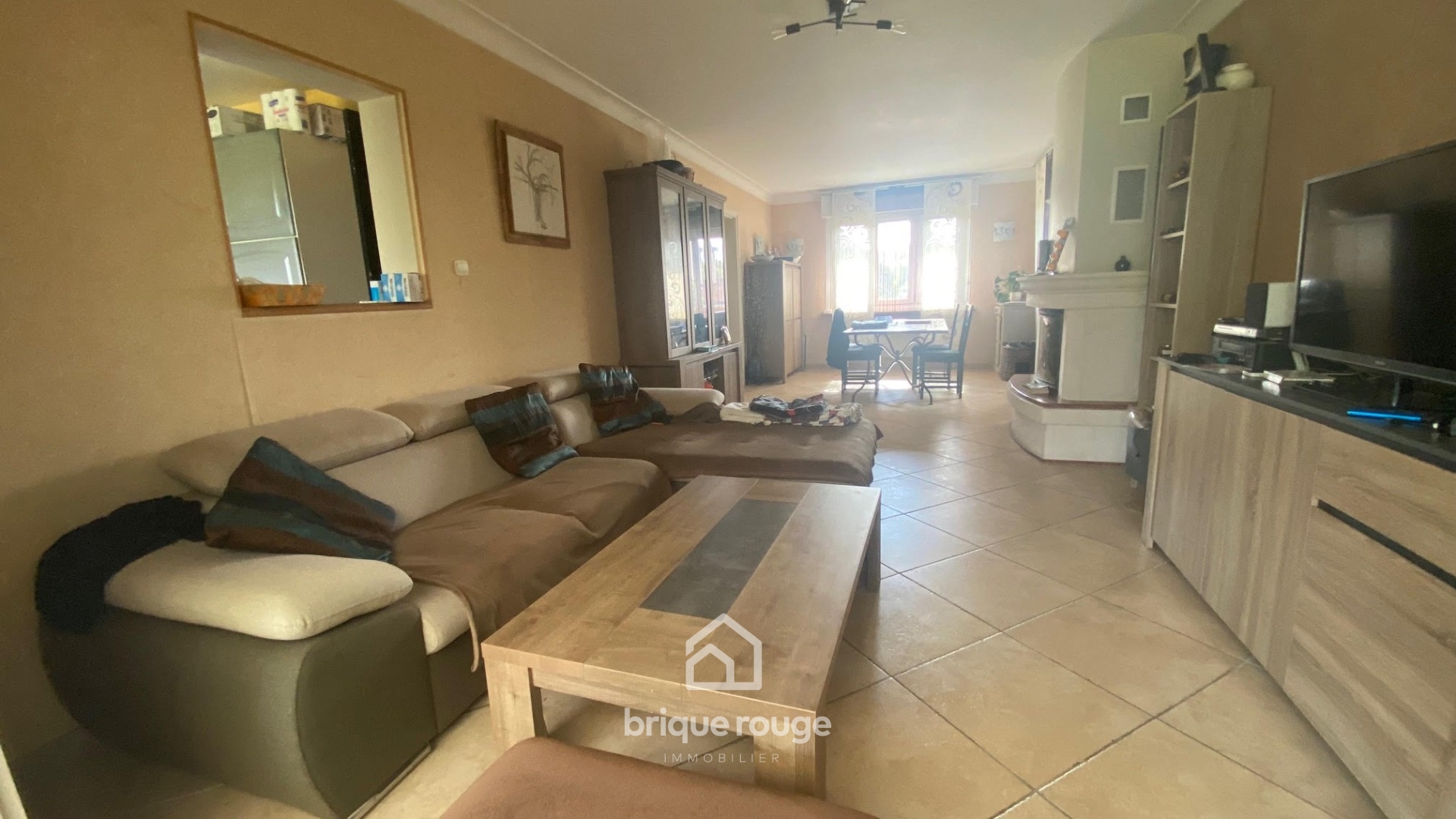 Maiso individuelle semi plain 5 chambres sous sol jardin Photo 2 - Brique Rouge Immobilier