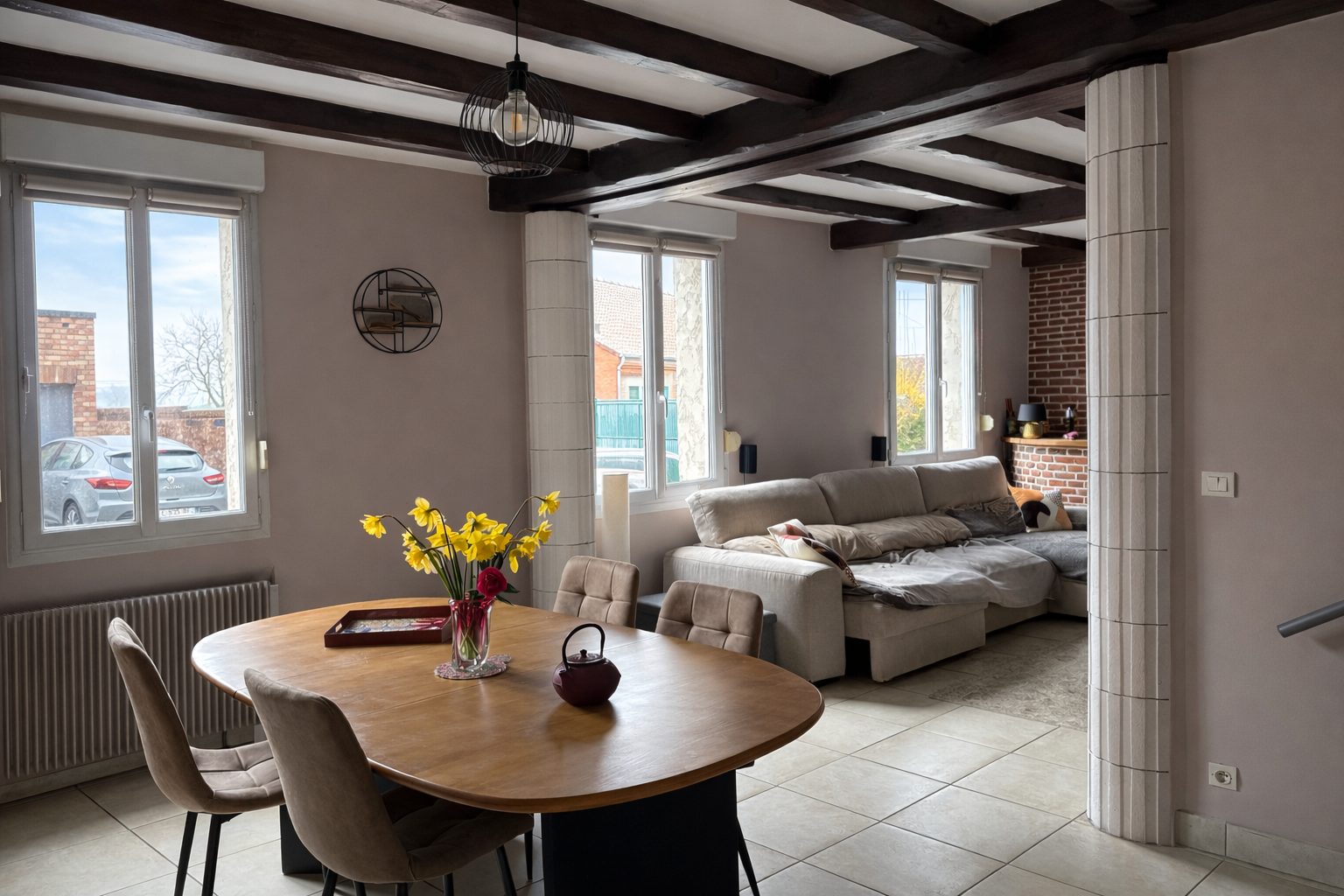 Maison 3 chambres jardin verger dependance Photo 2 - Brique Rouge Immobilier Maison 3 chambres jardin verger dependance Photo 2 - Brique Rouge Immobilier