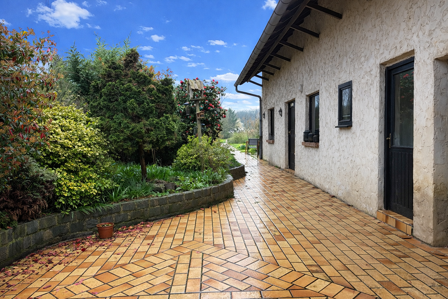 Maison 3 chambres jardin verger dependance Photo 4 - Brique Rouge Immobilier Maison 3 chambres jardin verger dependance Photo 4 - Brique Rouge Immobilier