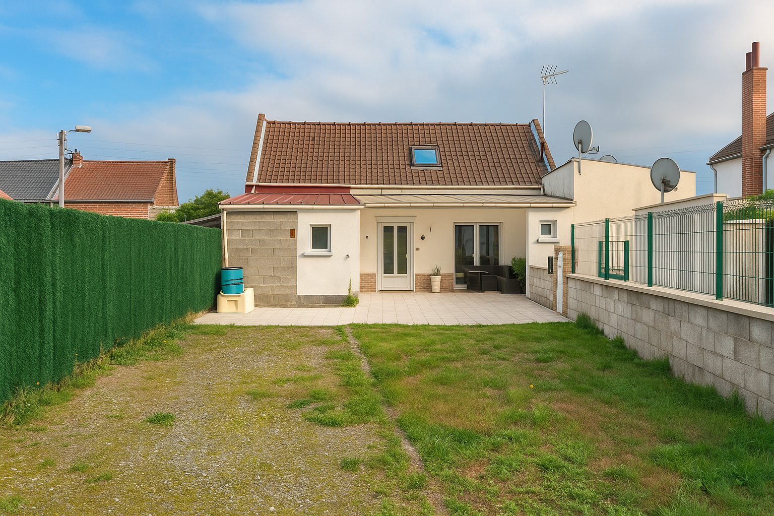 Maison 3 chambres jardin garage d environ 90m Photo 1 - Brique Rouge Immobilier Maison 3 chambres jardin garage d environ 90m Photo 1 - Brique Rouge Immobilier