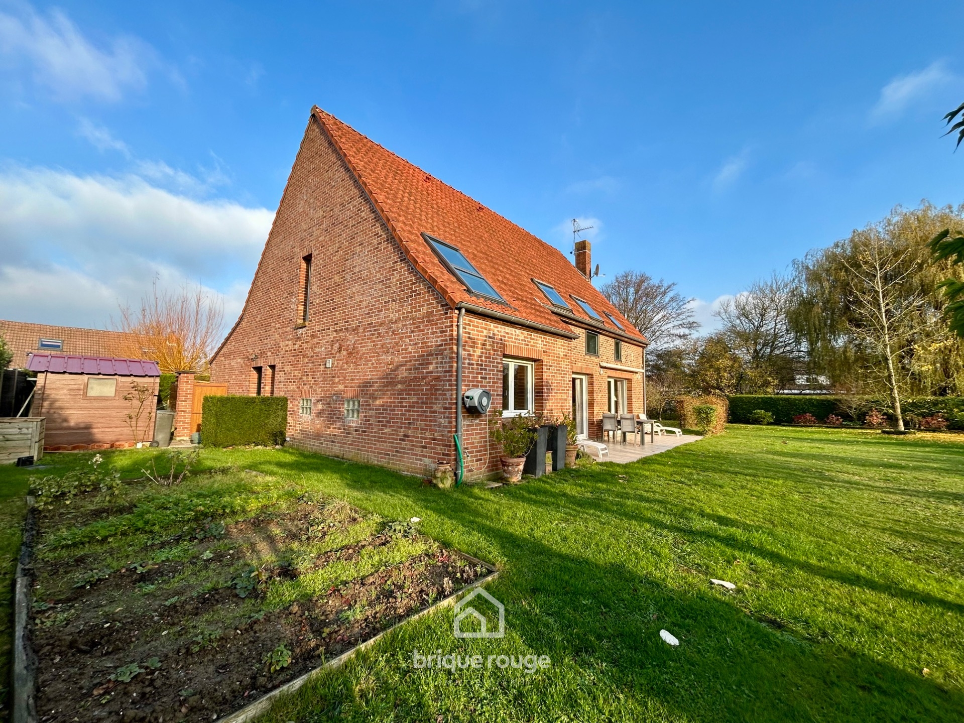 Belle construction dans le village de fleurbaix Photo 1 - Brique Rouge Immobilier Belle construction dans le village de fleurbaix Photo 1 - Brique Rouge Immobilier