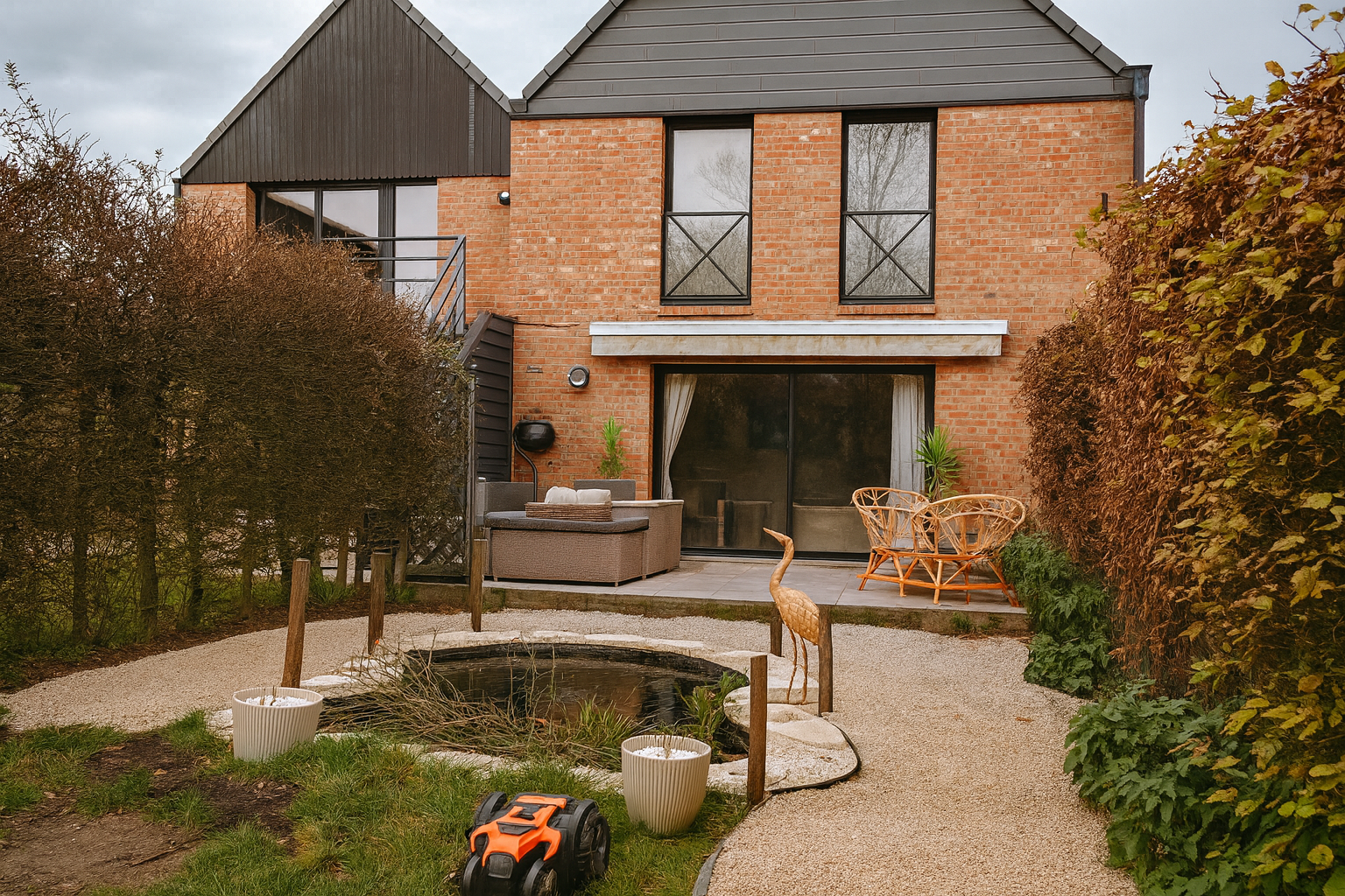 Maison 3 chambres  bureau jardin garage d environ 135m Photo 1 - Brique Rouge Immobilier