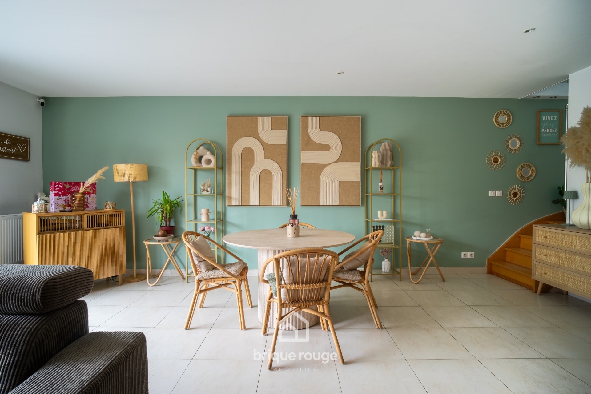 Maison 3 chambres  bureau jardin garage d environ 135m Photo 1 - Brique Rouge Immobilier