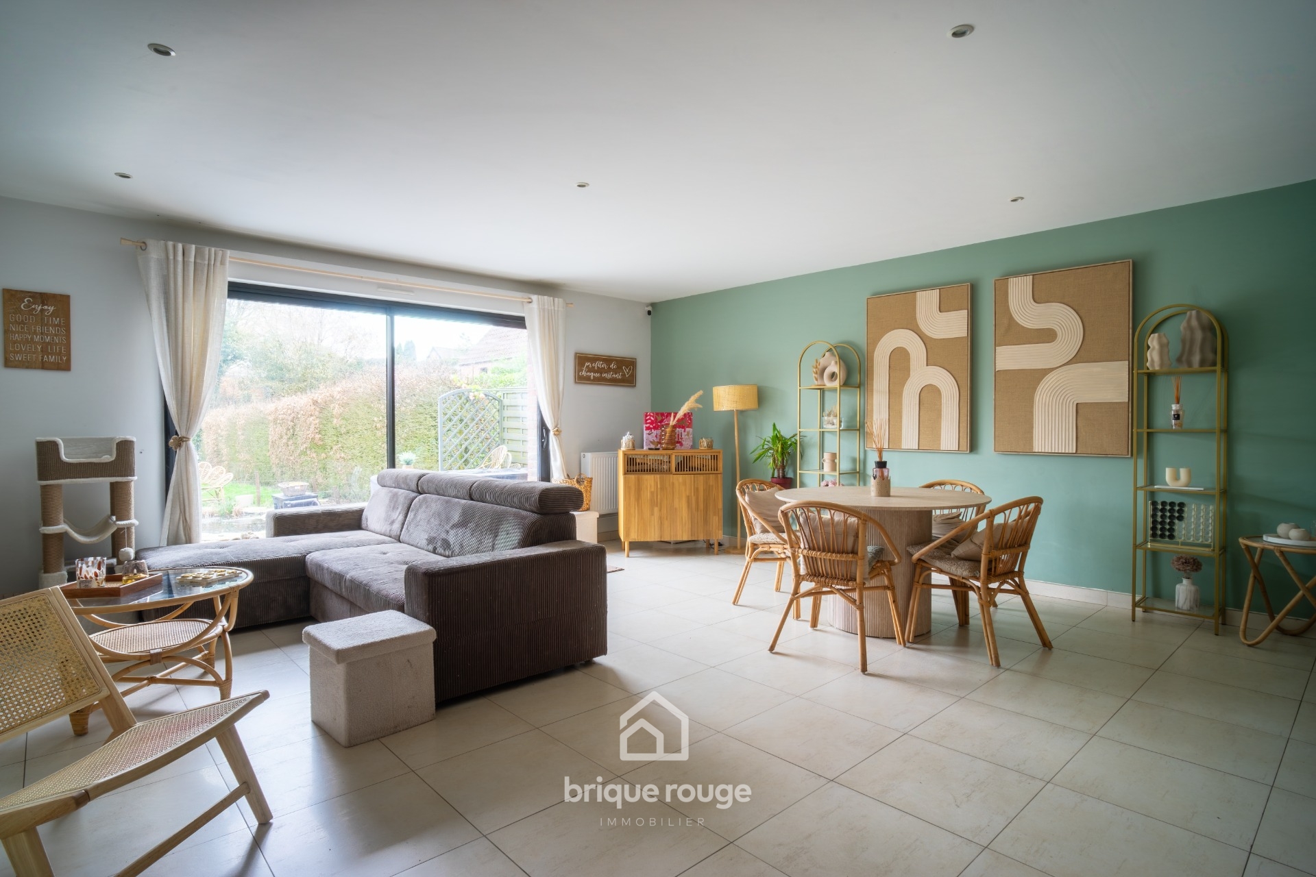 Maison 3 chambres  bureau jardin garage d environ 135m Photo 7 - Brique Rouge Immobilier