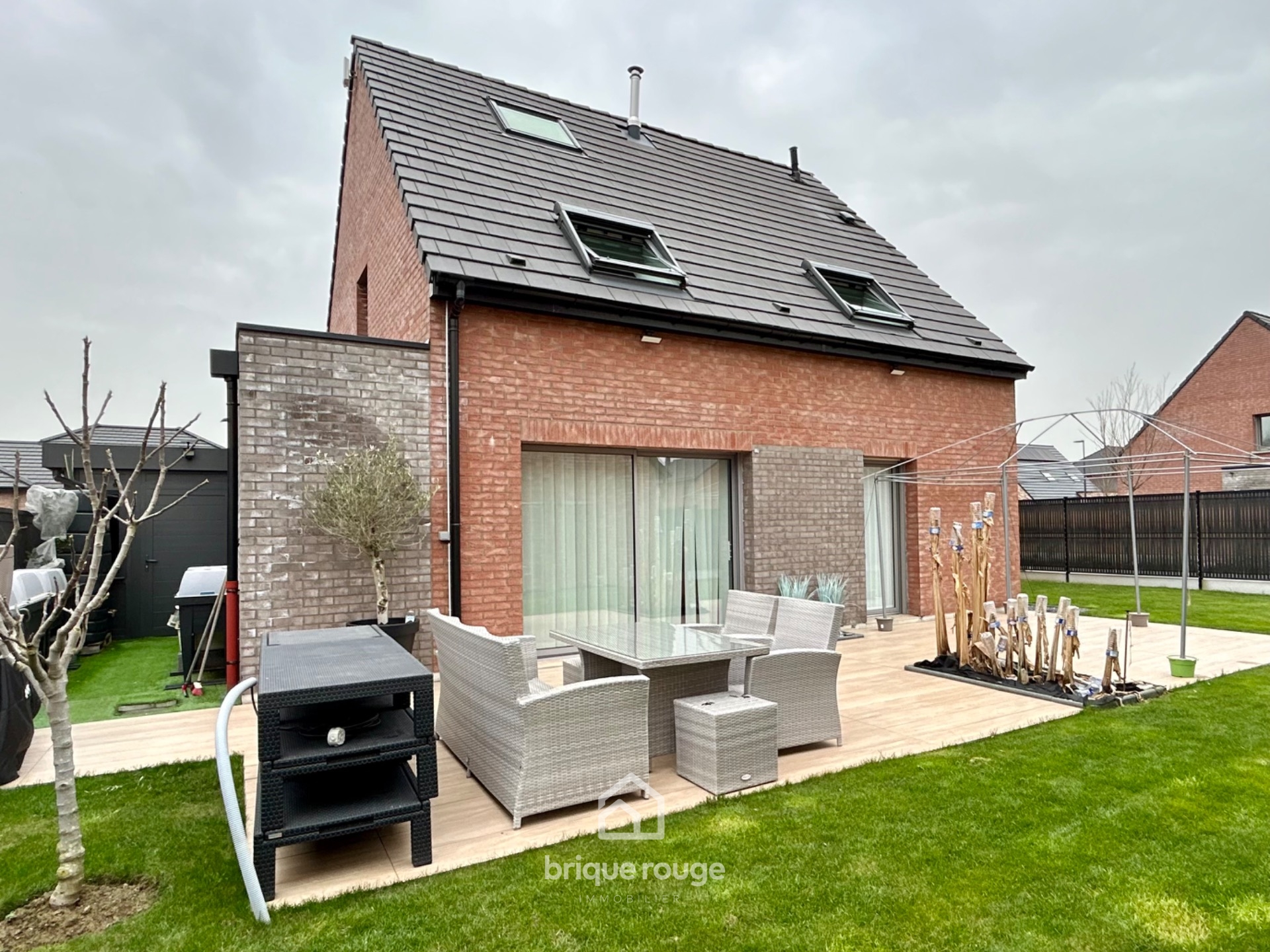 Belle construction individuelle Photo 1 - Brique Rouge Immobilier