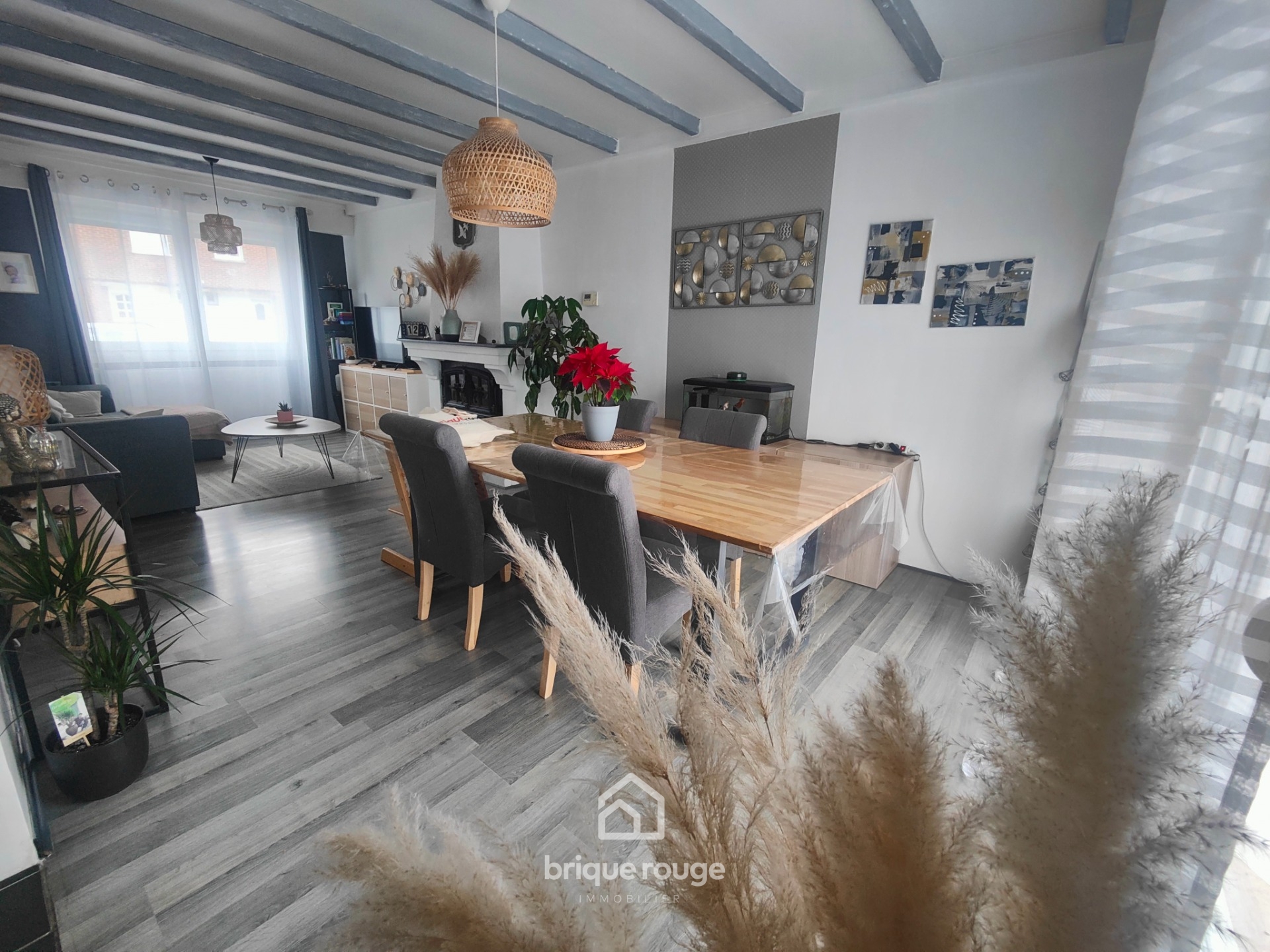 Sequedin belle maison t4   grand sous sol amenage sur 600m Photo 4 - Brique Rouge Immobilier