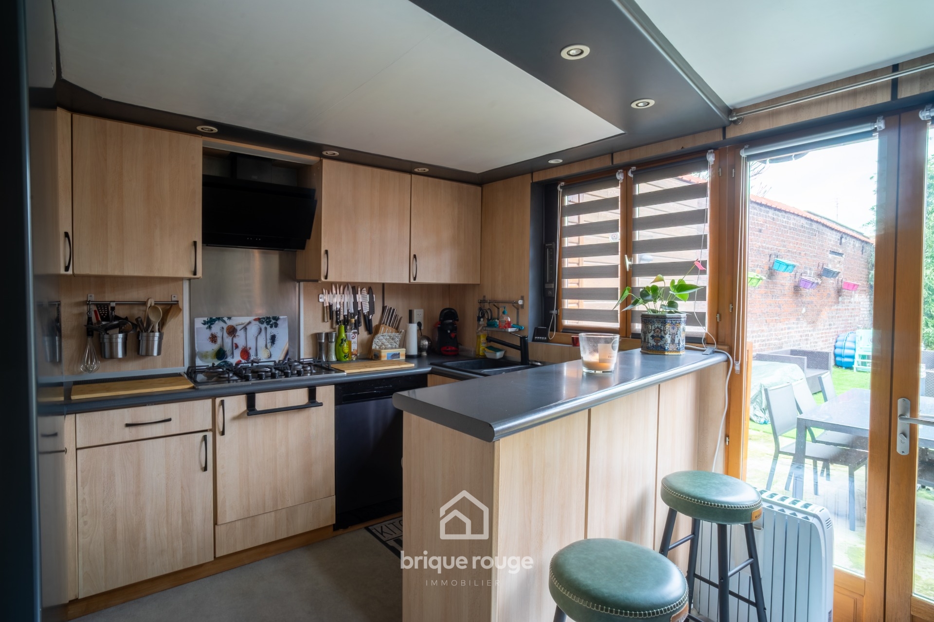 Maison 100 m 3 chambres jardin Photo 2 - Brique Rouge Immobilier