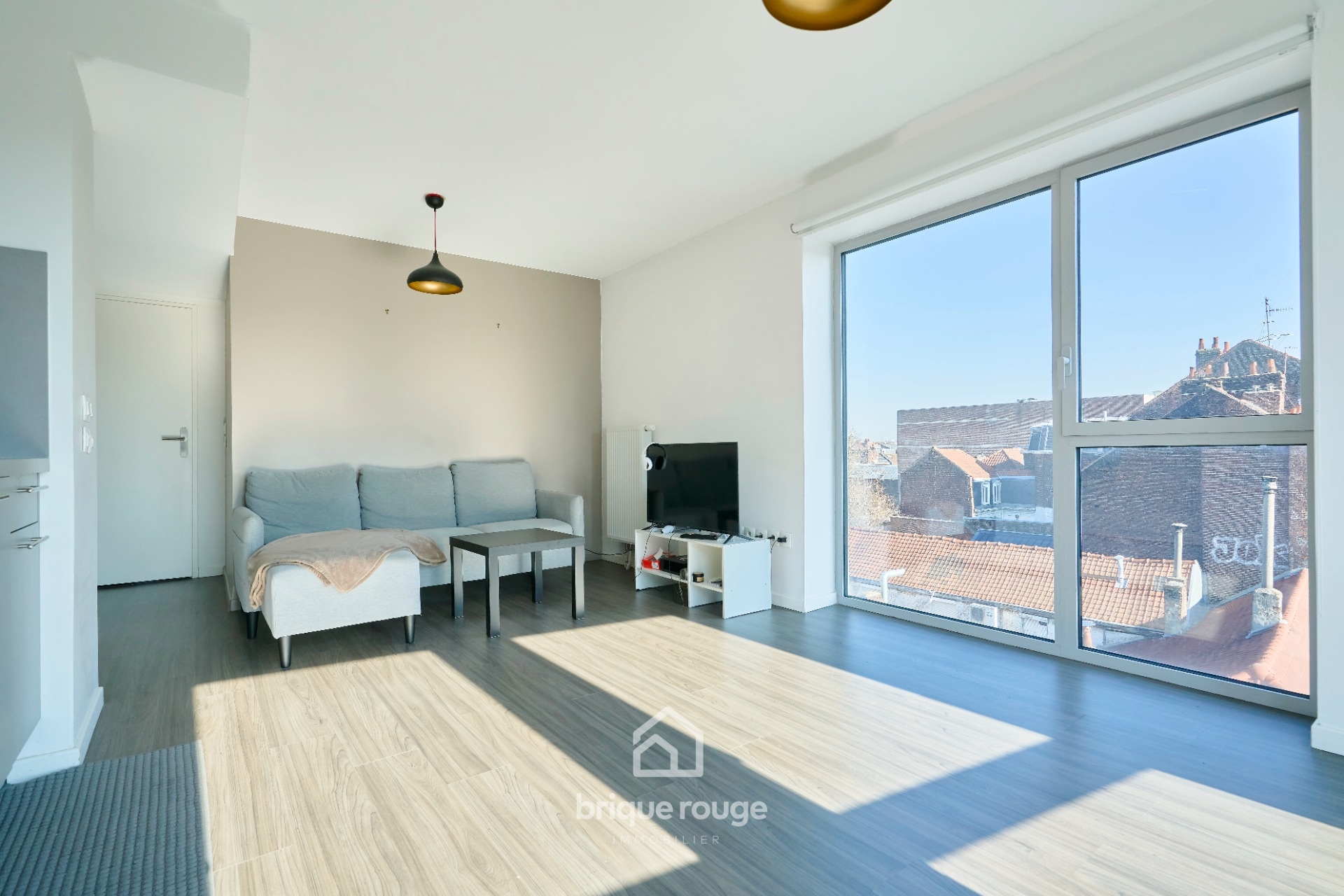 Lille gambetta  appartement t2 bis au dernier etage Photo 1 - Brique Rouge Immobilier