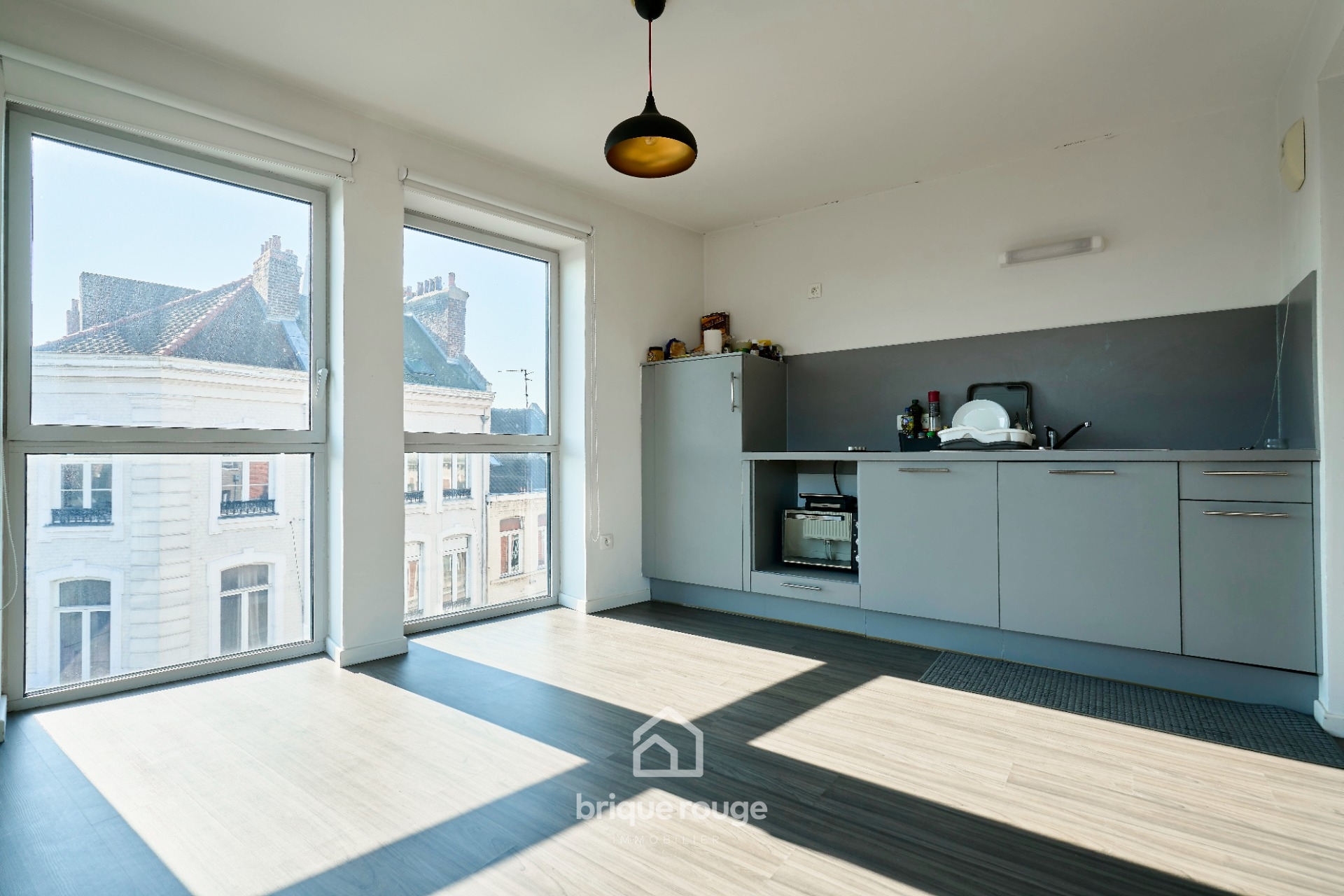 Lille wazemmes appartement t2 bis au dernier etage Photo 3 - Brique Rouge Immobilier Lille wazemmes appartement t2 bis au dernier etage Photo 3 - Brique Rouge Immobilier