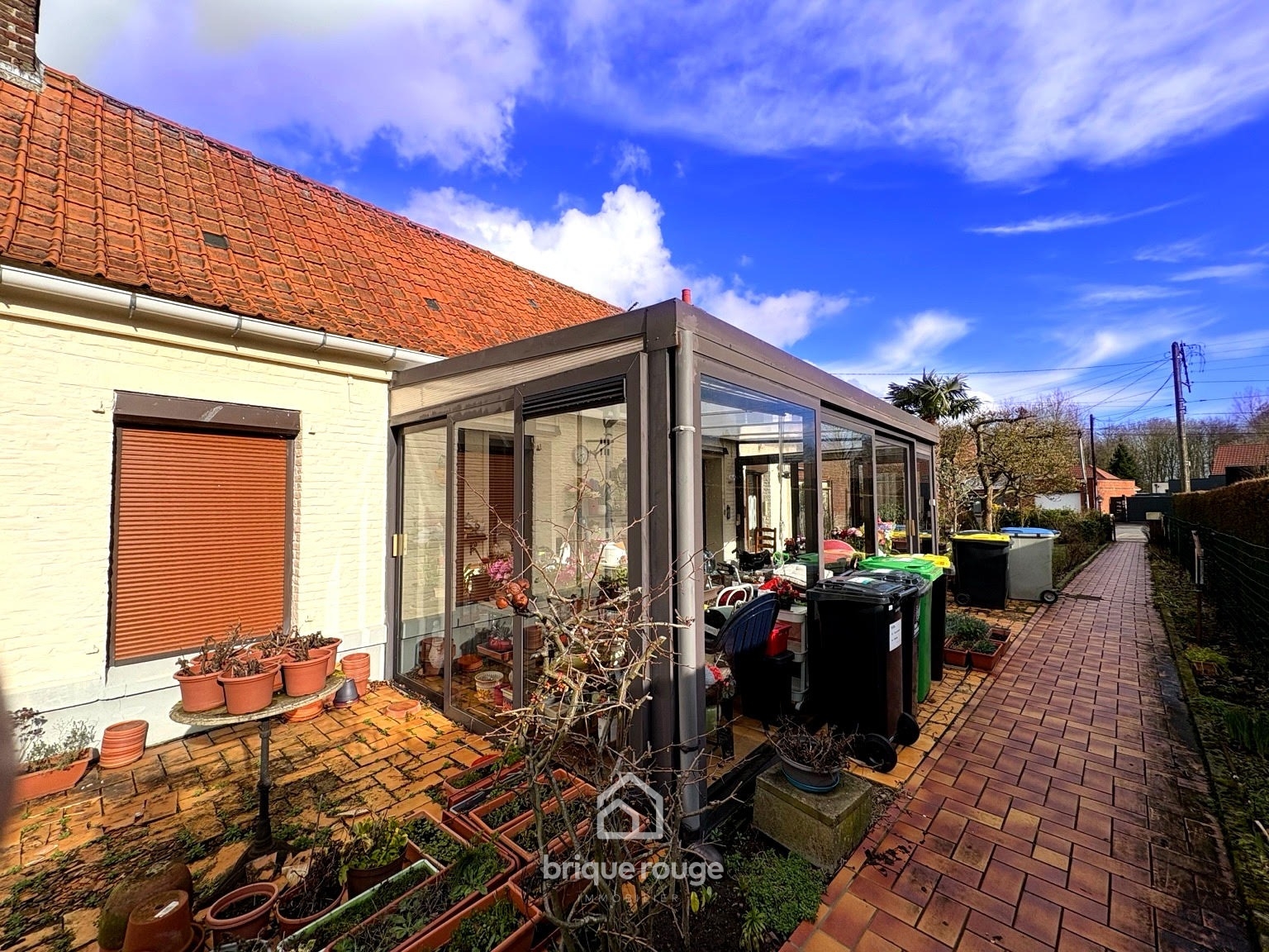 Fermette au grand potentiel  200 m  utile garage jardin Photo 3 - Brique Rouge Immobilier