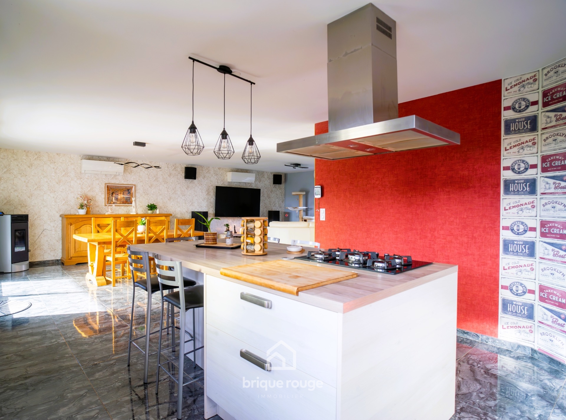 Superbe pavillon individuel avec piscine vaudricourt Photo 3 - Brique Rouge Immobilier