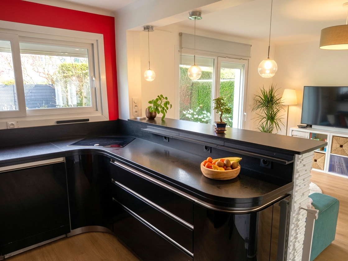 Magnifique maison semi individuelle entierement renovee Photo 4 - Brique Rouge Immobilier