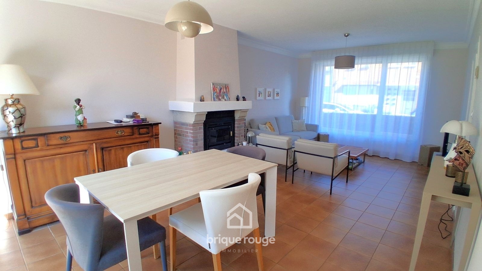 Superbe maison semi individuelle coup de coeur au rdv  Photo 2 - Brique Rouge Immobilier