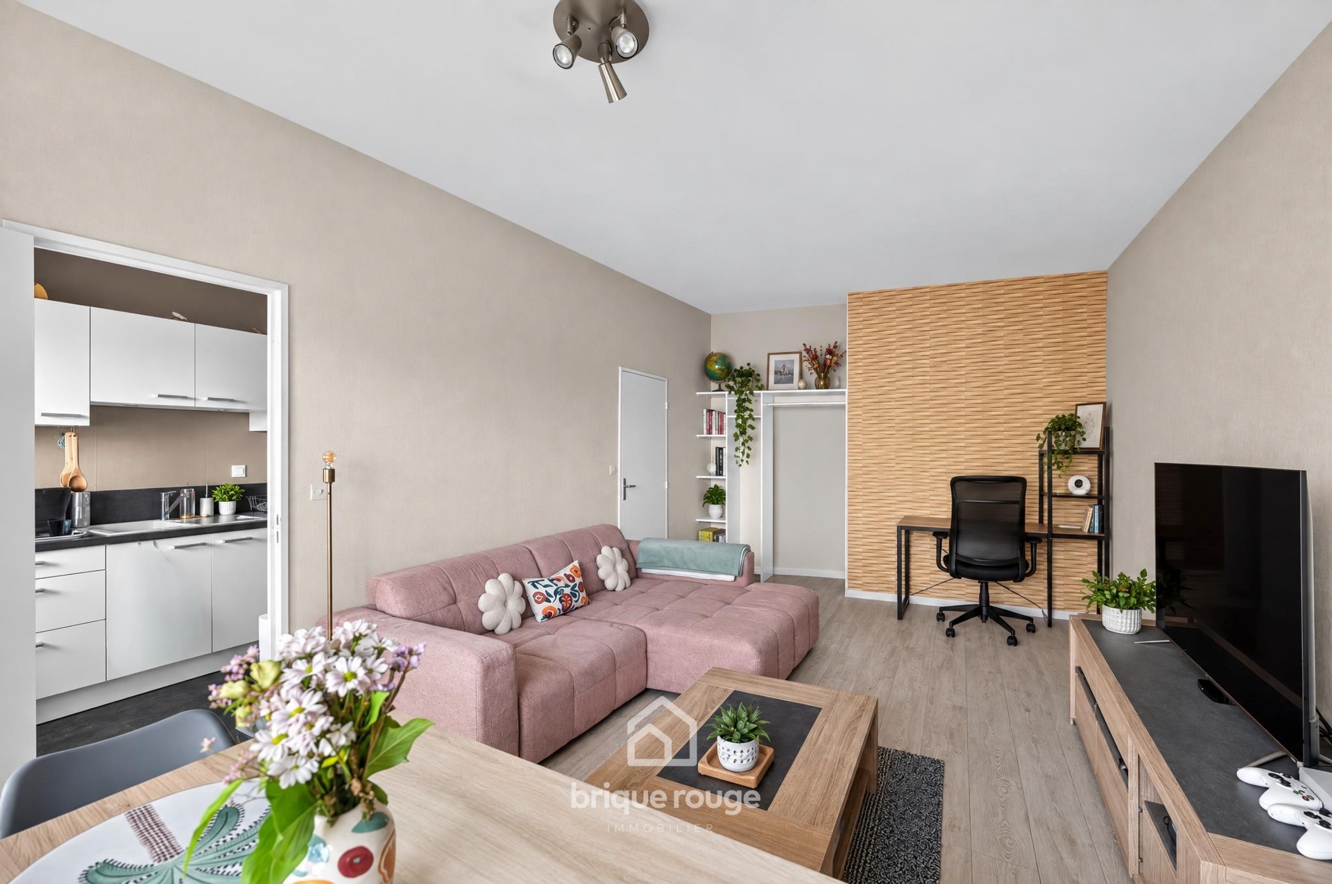 Appartement t2 aux portes de lille Photo 1 - Brique Rouge Immobilier